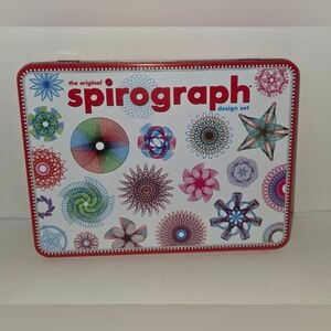 The Original SPIROGRAPH Design Set in a Tin Travel Complete  Novelty Art New